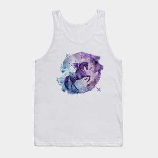 Watercolor Zodiac - Sagittarius Tank Top